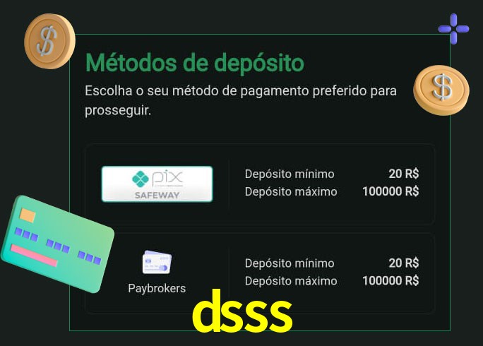 O cassino dsss oferece uma grande variedade de métodos de pagamento
